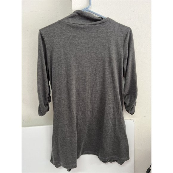 M&S espresso size L cardigan gray button up - Picture 9 of 9